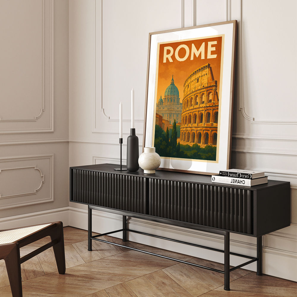 Rome Travel Poster 1 Wall Art