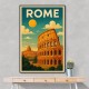 Rome Travel Poster Wall Art