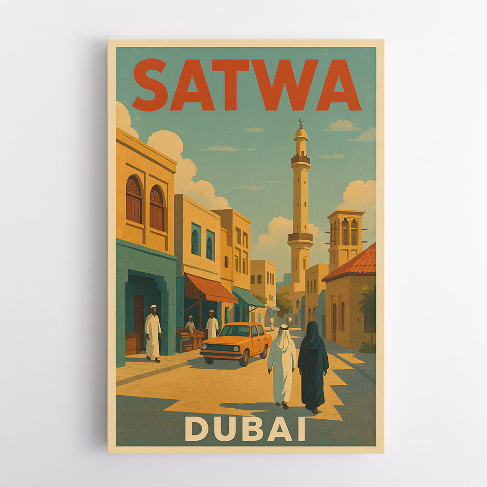 Satwa Dubai Poster 1 Wall Art