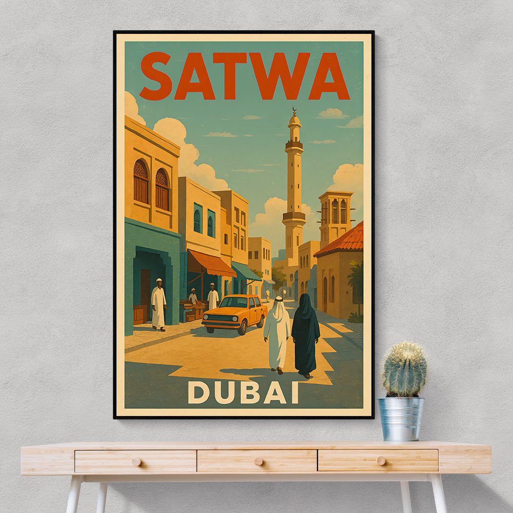Satwa Dubai Poster 1 Wall Art