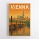 Vienna Charles Bridge Travel Poster 2 Wall Art