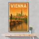 Vienna Charles Bridge Travel Poster 2 Wall Art
