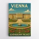 Vienna Schönbrunn Palace Travel Poster 1 Wall Art