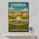 Vienna Schönbrunn Palace Travel Poster 1 Wall Art