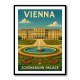 Vienna Schönbrunn Palace Travel Poster 1 Wall Art