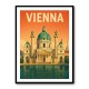 Vienna Travel Poster Wall Art
