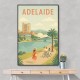 Adelaide Travel Poster 1 Wall Art