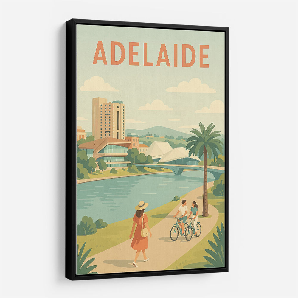 Adelaide Travel Poster 1 Wall Art