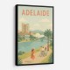 Adelaide Travel Poster 1 Wall Art