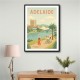 Adelaide Travel Poster 1 Wall Art