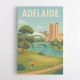 Adelaide Travel Poster Wall Art