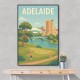 Adelaide Travel Poster Wall Art