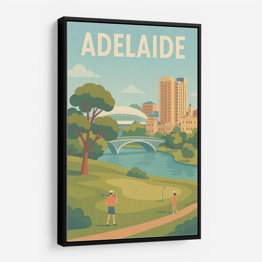 Adelaide Travel Poster Wall Art