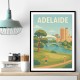 Adelaide Travel Poster Wall Art