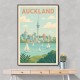Auckland Travel Poster Wall Art