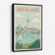 Auckland Travel Poster Wall Art