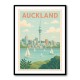 Auckland Travel Poster Wall Art
