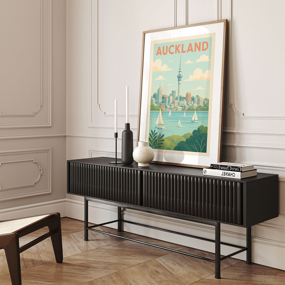 Auckland Travel Poster Wall Art