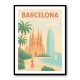 Barcelona Modern Poster Wall Art