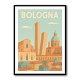Bologna Travel Poster 2 Wall Art