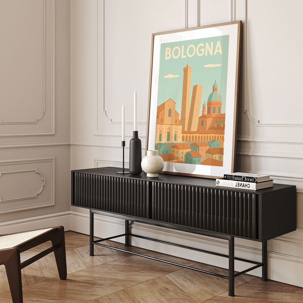 Bologna Travel Poster 2 Wall Art