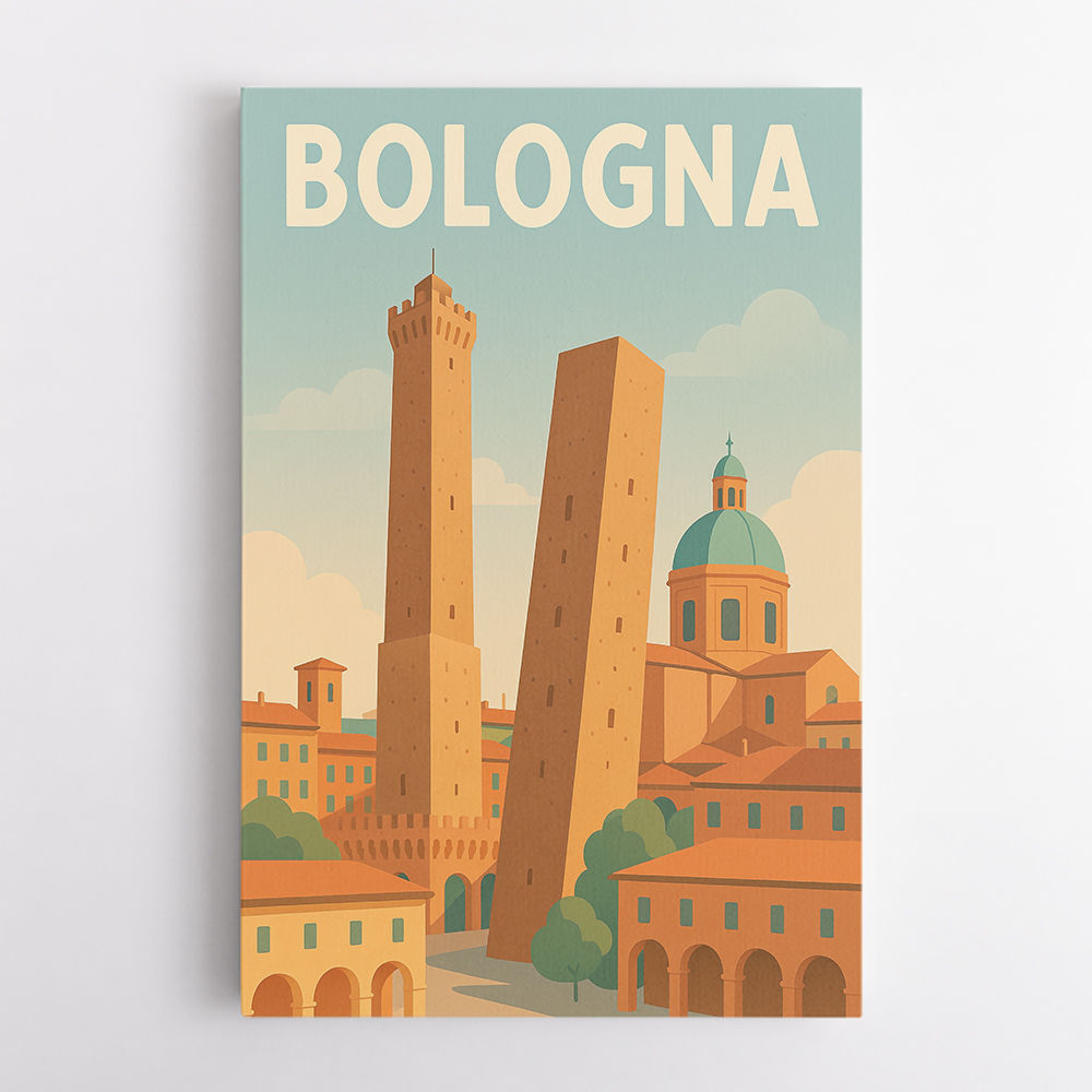 Bologna Travel Poster Wall Art