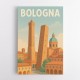 Bologna Travel Poster Wall Art