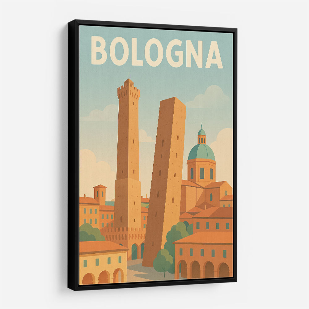 Bologna Travel Poster Wall Art