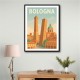 Bologna Travel Poster Wall Art