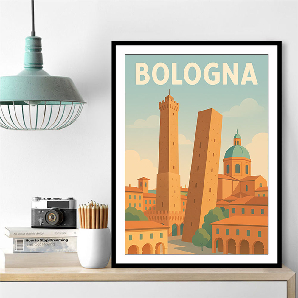 Bologna Travel Poster Wall Art
