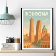Bologna Travel Poster Wall Art