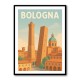 Bologna Travel Poster Wall Art