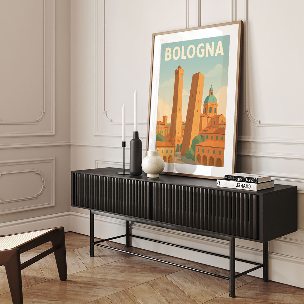 Bologna Travel Poster Wall Art