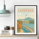 Canberra Travel Poster 1 Wall Art