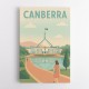 Canberra Travel Poster Wall Art