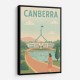 Canberra Travel Poster Wall Art