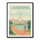 Canberra Travel Poster Wall Art