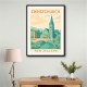 Christchurch Travel Poster 1 Wall Art