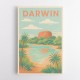 Darwin Travel Poster 1 Wall Art
