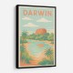 Darwin Travel Poster 1 Wall Art