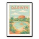 Darwin Travel Poster 1 Wall Art