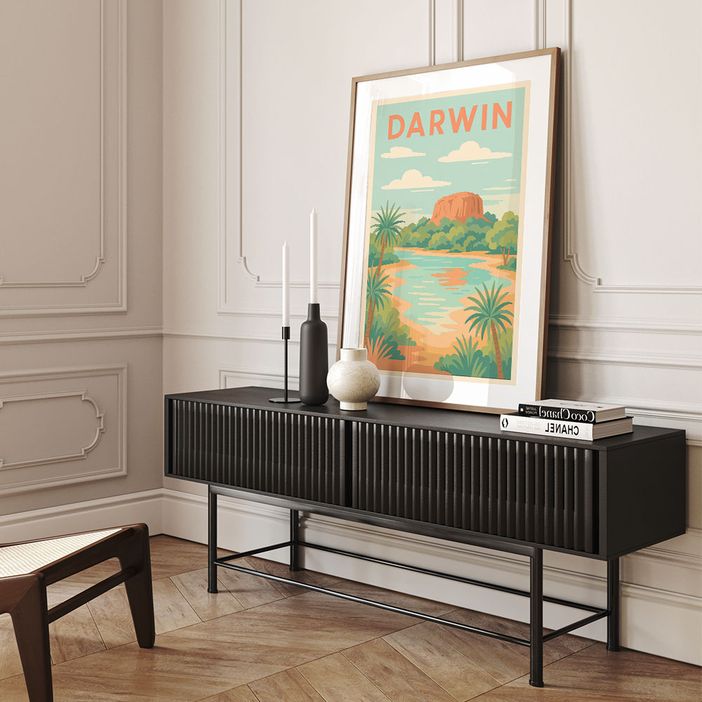 Darwin Travel Poster 1 Wall Art