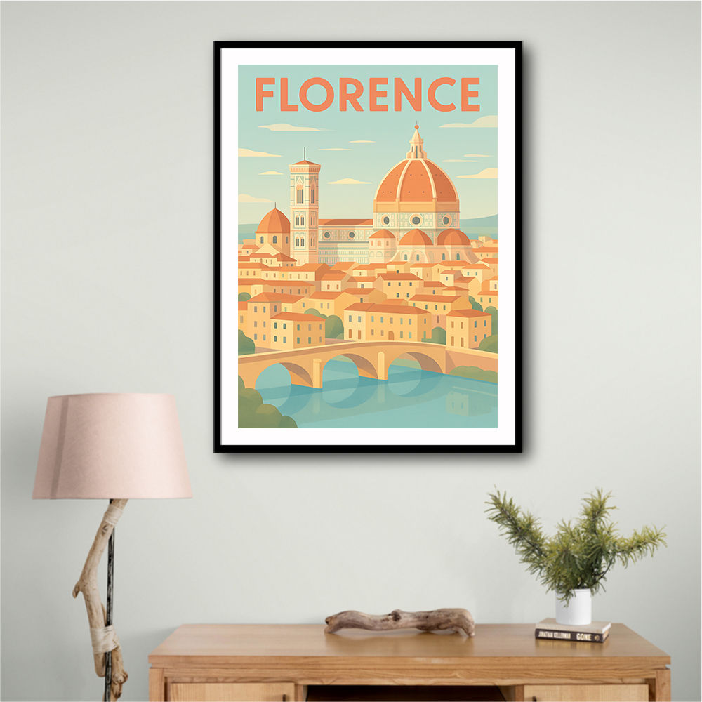 Florence Travel Poster 1 Wall Art