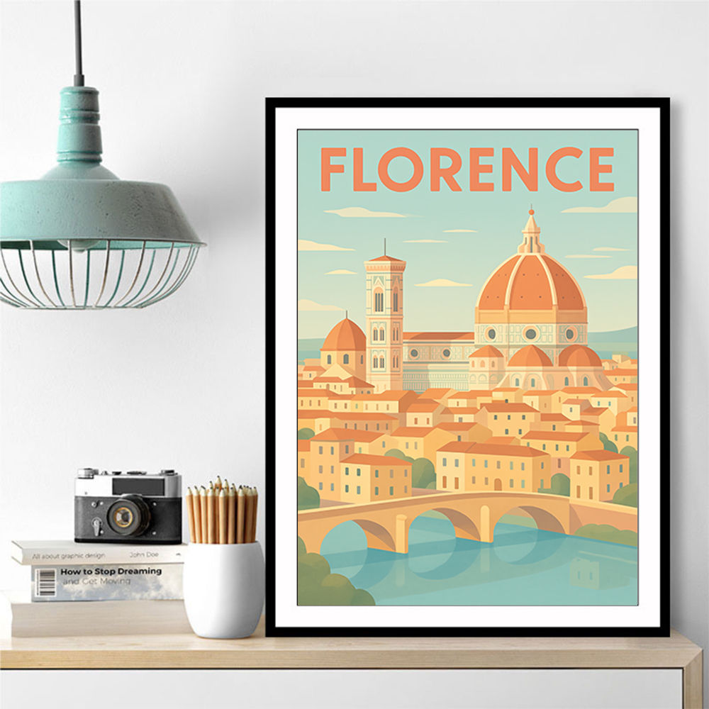 Florence Travel Poster 1 Wall Art
