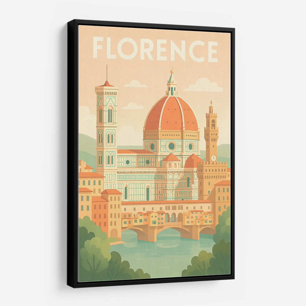 Florence Travel Poster Wall Art