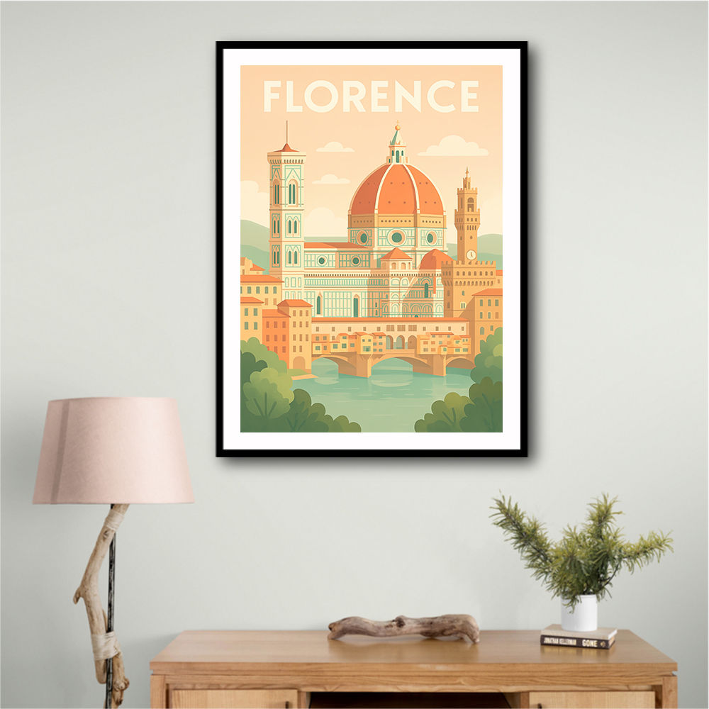 Florence Travel Poster Wall Art