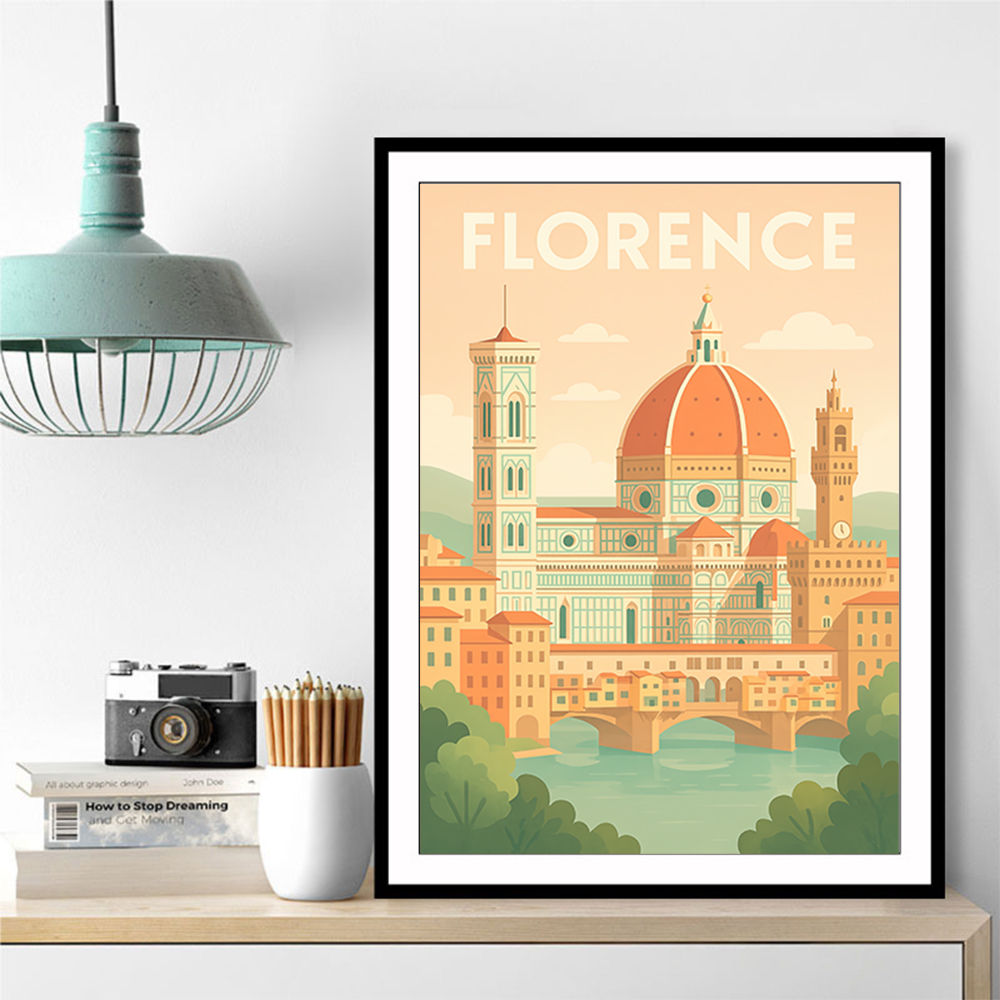Florence Travel Poster Wall Art