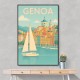 Genoa Travel Poster Wall Art