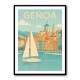 Genoa Travel Poster Wall Art