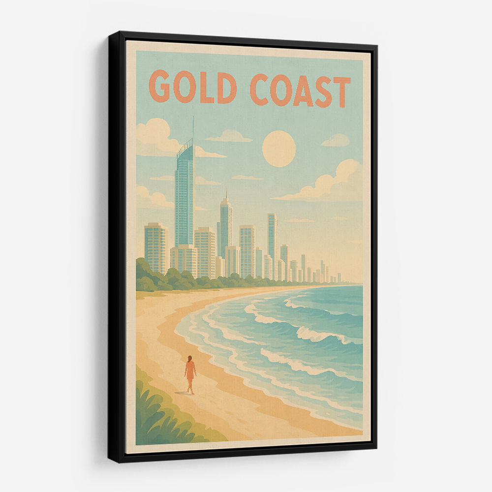 Gold Coast Modern Poster 1 Wall Art